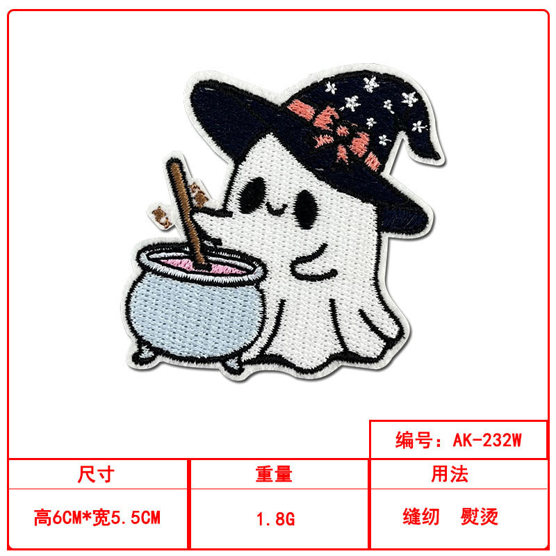 Wholesale Ghost Witch Embroidered Patch